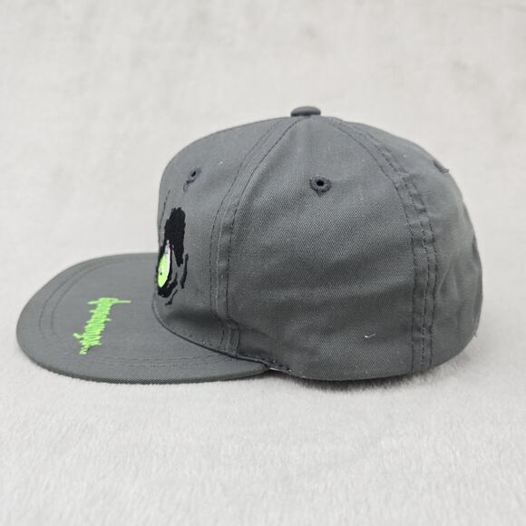 Vintage Goosebumps Youth Snapback Hat Gray Green Spooky Eyes 1996 90s Annco - Picture 4 of 11
